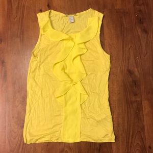 Canary yellow dress shirt